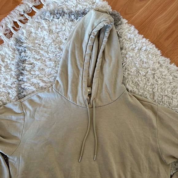 H&M Light- grey-green Hoodie- Size M - Picture 3 of 3